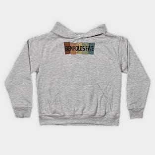 Ben Folds Five - Retro Pattern Kids Hoodie